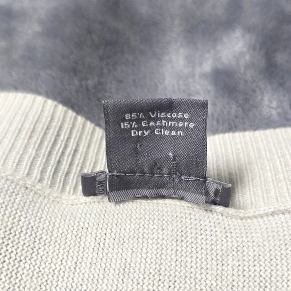 Ann Taylor Plunging V Neck Viscose / Cashmere Blend Lightweight Sweater‎ Size XL - Picture 5 of 7